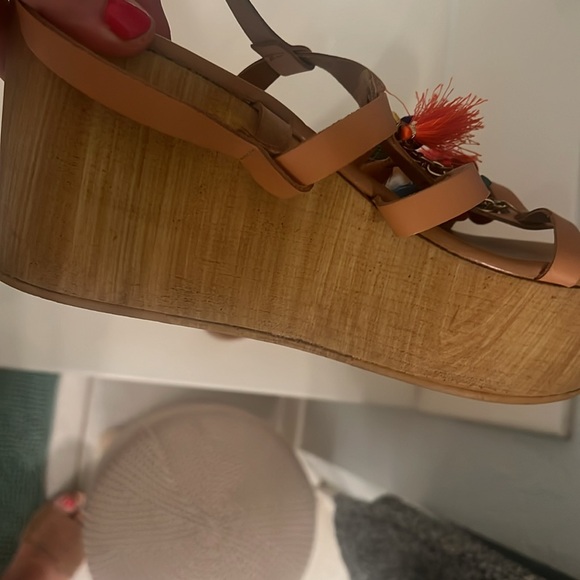 Steve Madden tassel platforms sandal size 9 - Picture 5 of 5